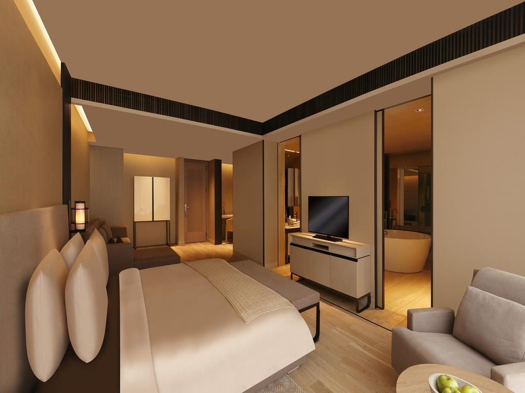 Roseate House New Delhi Nova Deli Exterior foto A room at the hotel